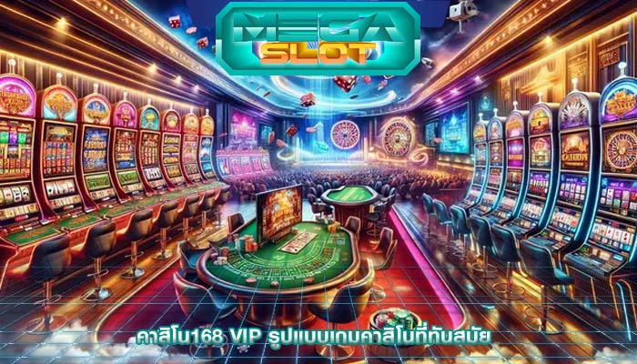 คาสิโน168 vip รูปแบบเกมคาสิโนที่ทันสมัย